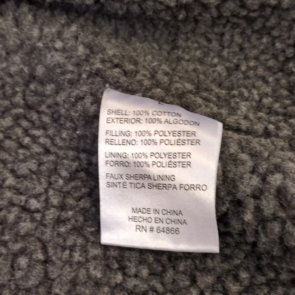 NWT Lee Sherpa Lined Canvas Work Vest Large - Picture 8 of 10